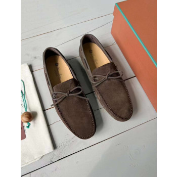 [Loro Piana] 로로피아나 도트 솔 워크 모카신