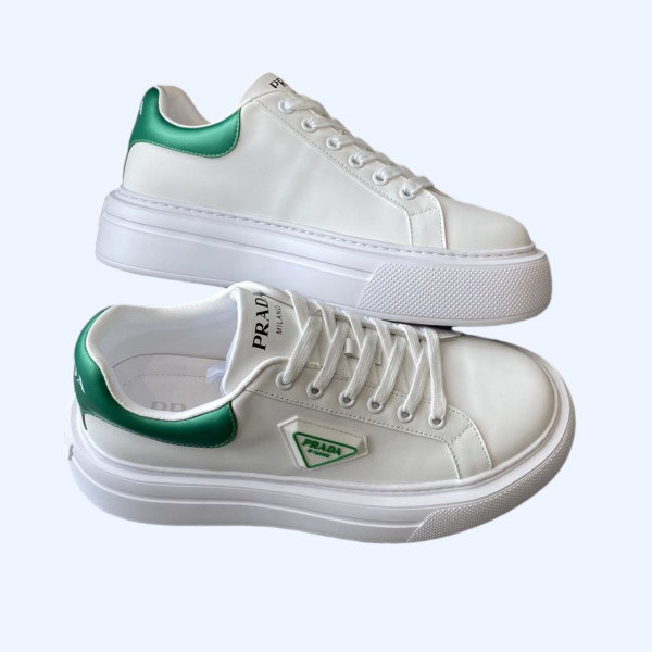 [ Prada ] 프라다 플랫폼 가죽 스니커즈