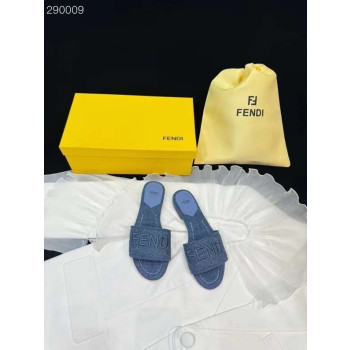 [Fendi] 펜디 블루 데님 슬라이드