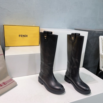 [ Fendi ] 펜디 가죽 롱 부츠