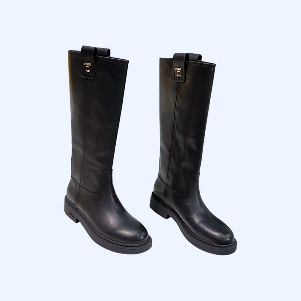 [ Fendi ] 펜디 가죽 롱 부츠
