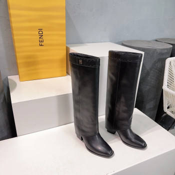 [ Fendi ] 펜디 가죽 롱 부츠