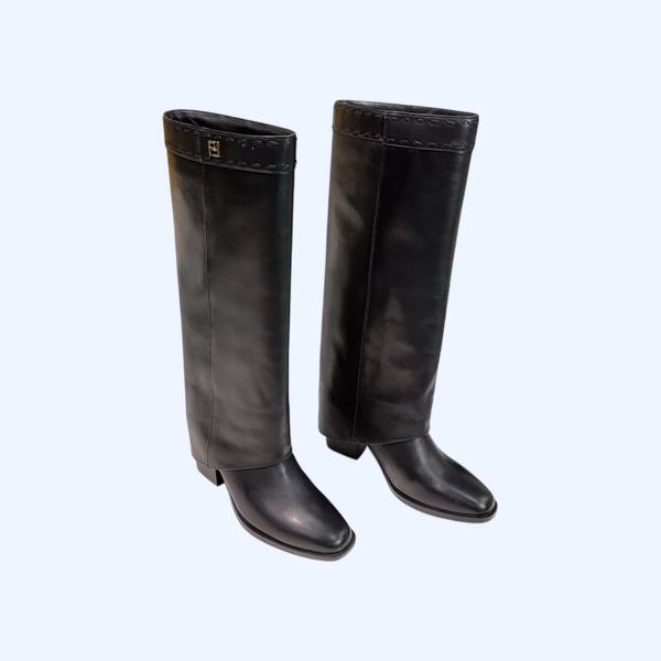 [ Fendi ] 펜디 가죽 롱 부츠