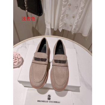 [Brunello Cucinelli] 브루넬로 쿠치넬리 모닐리 스웨이드 페니 로퍼