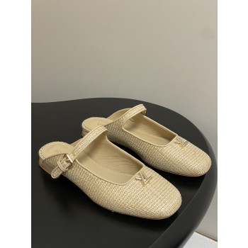 [ LV ] 라피아 발레리나 뮬