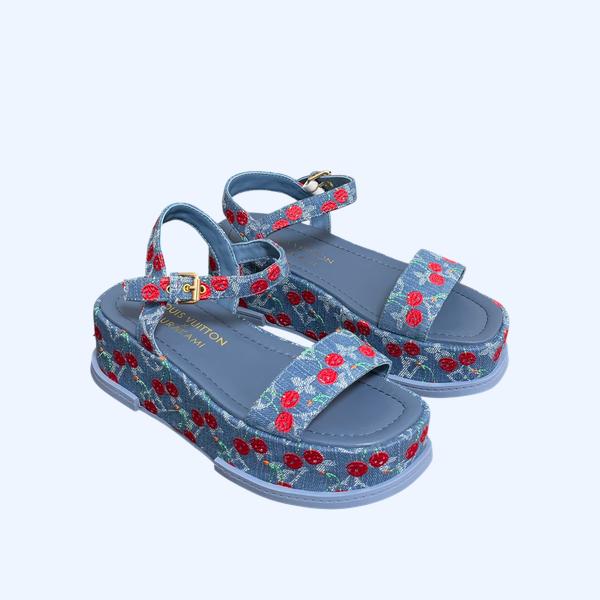 [ LV ] 마야 플랫폼 샌들