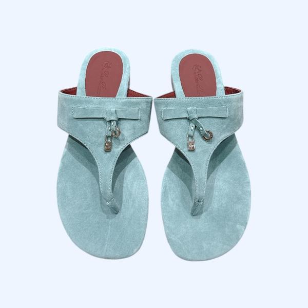 [ Loro Piana ] 로로피아나 참스 스웨이드 샌들