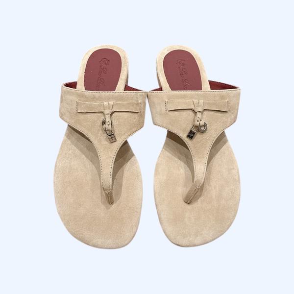 [ Loro Piana ] 로로피아나 참스 스웨이드 샌들