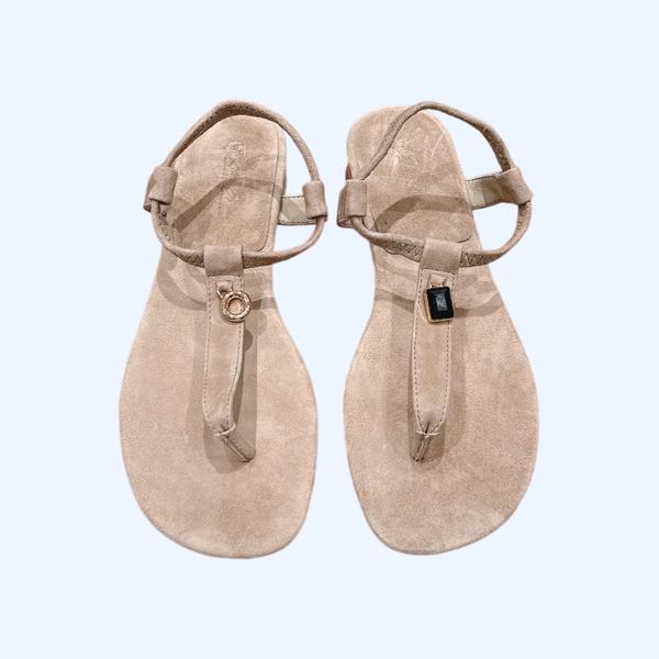 [ Loro Piana ] 로로피아나 민딜 스웨이드 샌들