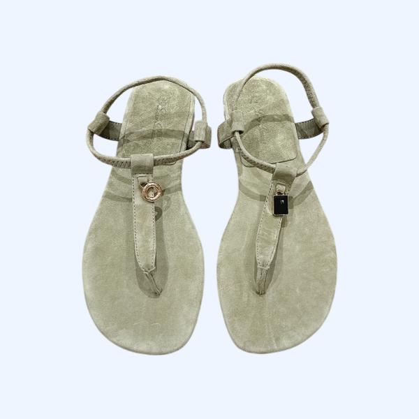 [ Loro Piana ] 로로피아나 민딜 스웨이드 샌들