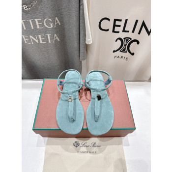 [ Loro Piana ] 로로피아나 민딜 스웨이드 샌들