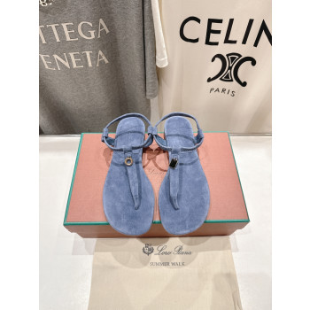 [ Loro Piana ] 로로피아나 민딜 스웨이드 샌들