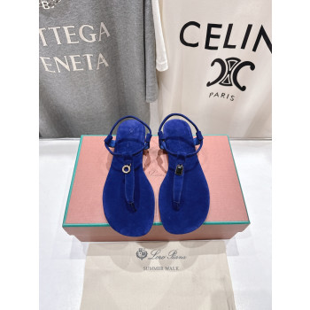 [ Loro Piana ] 로로피아나 민딜 스웨이드 샌들