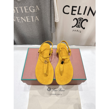 [ Loro Piana ] 로로피아나 민딜 스웨이드 샌들