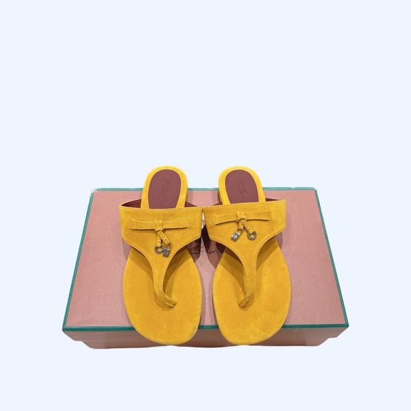 [ Loro Piana ] 로로피아나 참스 스웨이드 샌들