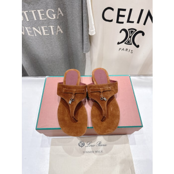 [ Loro Piana ] 로로피아나 참스 스웨이드 샌들