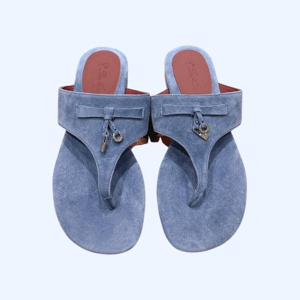 [ Loro Piana ] 로로피아나 참스 스웨이드 샌들