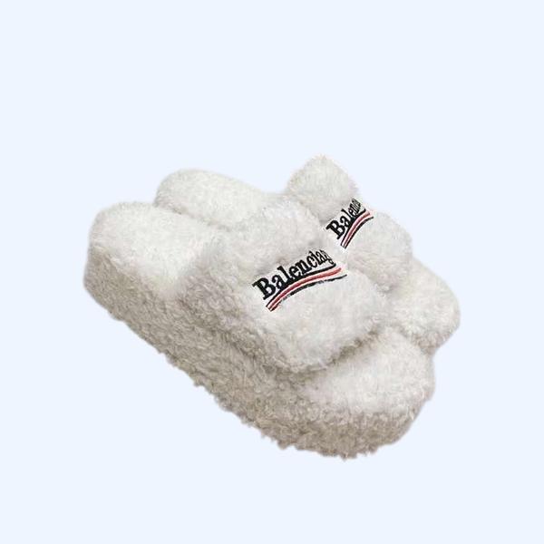 [Balenciaga] 발렌시아가 퍼리 슬라이드