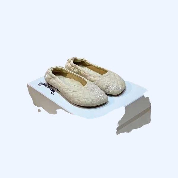 [Burberry] 버버리 레더 새들러 발레리나