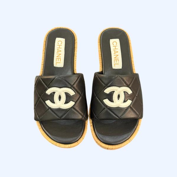 [ 샤넬 ] CC 로고 뮬