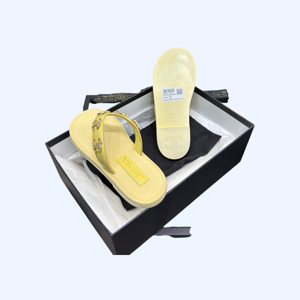 [ 샤넬 ] 25 베스트 끈 슬리퍼 쪼리