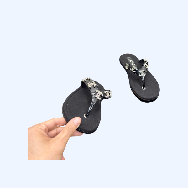 [ 샤넬 ] 25 베스트 끈 슬리퍼 쪼리