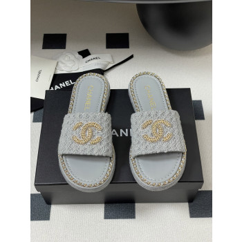 [ Chanel ] 샤넬 트위드 뮬