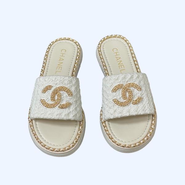 [ Chanel ] 샤넬 트위드 뮬