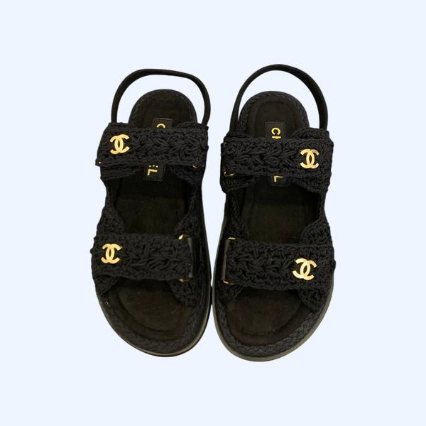 [ Chanel ] 샤넬 벨크로 샌들