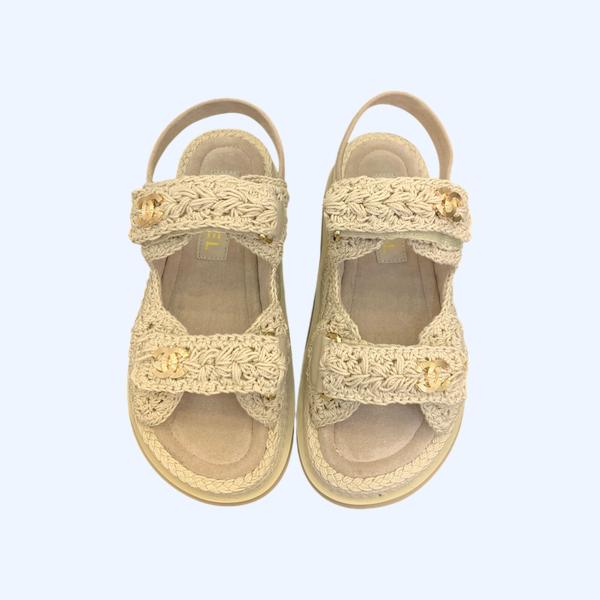 [ Chanel ] 샤넬 벨크로 샌들