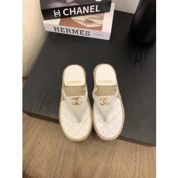 [ Chanel ] 샤넬 퀼팅 에스파듀 쪼리 샌들