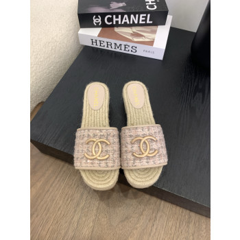 [ Chanel ] 샤넬 CC 에스파듀 통굽 샌들