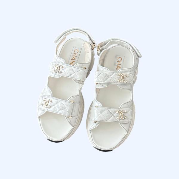 [ Chanel ] 샤넬 벨크로 샌들