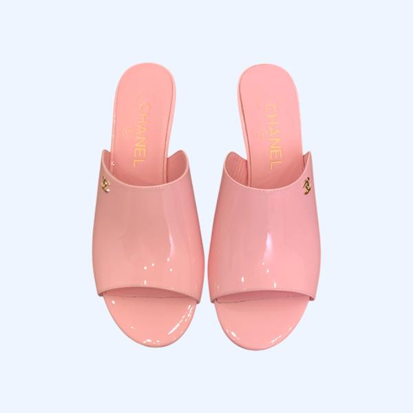 [ Chanel ] 샤넬 페이던트 뮬 힐