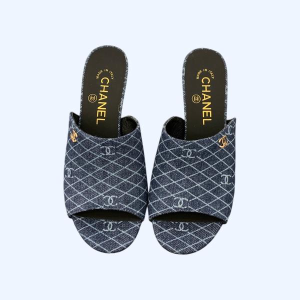 [ Chanel ] 샤넬 페이던트 뮬 힐