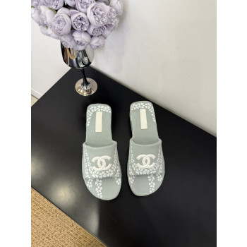 [ Chanel ] 샤넬 프린팅 통굽 슬라이드