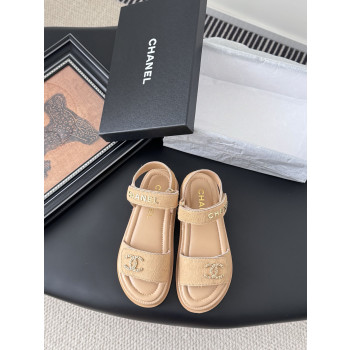 [ Chanel ] 샤넬 CC 벨크로 샌들