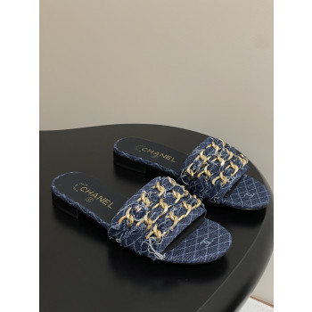 [ Chanel ] 샤넬 골드 체인 뮬