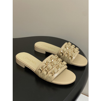 [ Chanel ] 샤넬 골드 체인 뮬