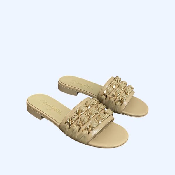 [ Chanel ] 샤넬 골드 체인 뮬