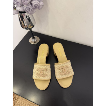 [ Chanel ] 샤넬 CC 뮬 힐