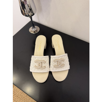 [ Chanel ] 샤넬 CC 뮬 힐