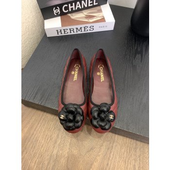 [ Chanel ] 샤넬 까멜리아 플랫 슈즈