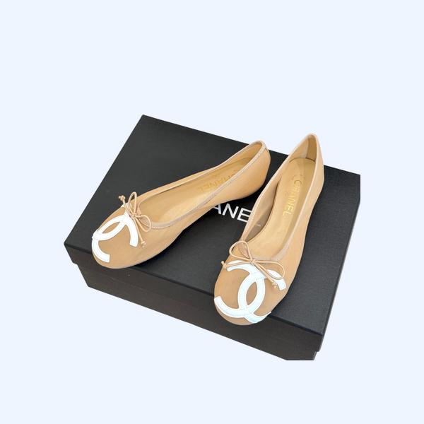 [ Chanel ] 샤넬 CC 메쉬 플랫슈즈