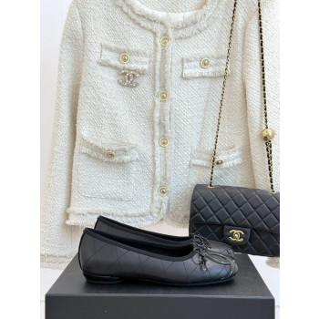 [ Chanel ] 샤넬 깜봉 퀼팅 플랫슈즈