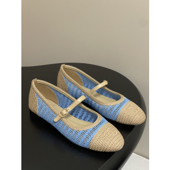 [ Chanel ] 샤넬 라피아 플랫 슈즈