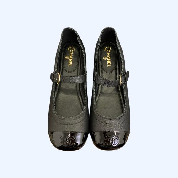 [ Chanel ] 샤넬 메리제인 플랫 슈즈