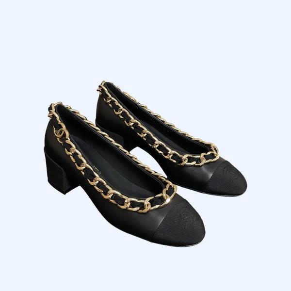 [ Chanel ] 샤넬 체인 메리제인 힐