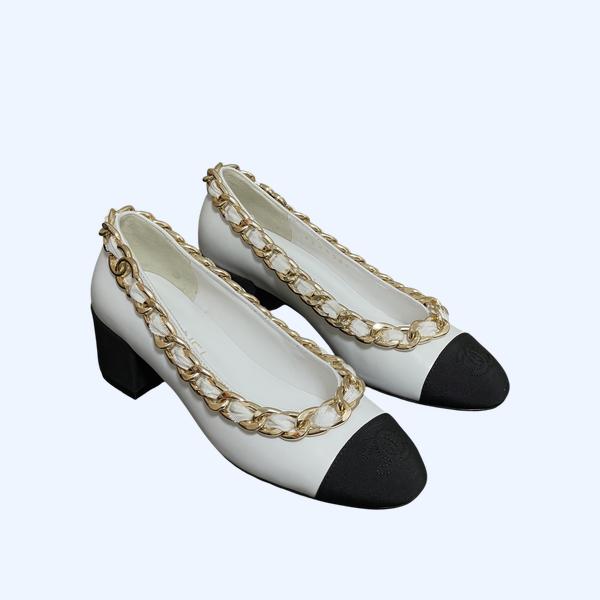 [ Chanel ] 샤넬 체인 메리제인 힐