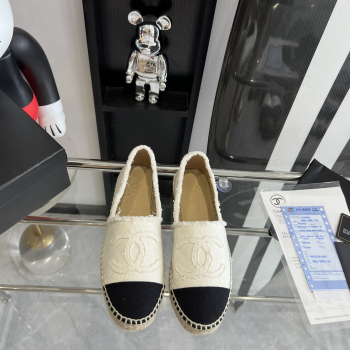 [ 샤넬 ] CC 로고 에스파듀 로퍼